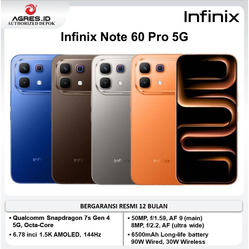 Infinix Note 60 Pro - 8GB 256GB